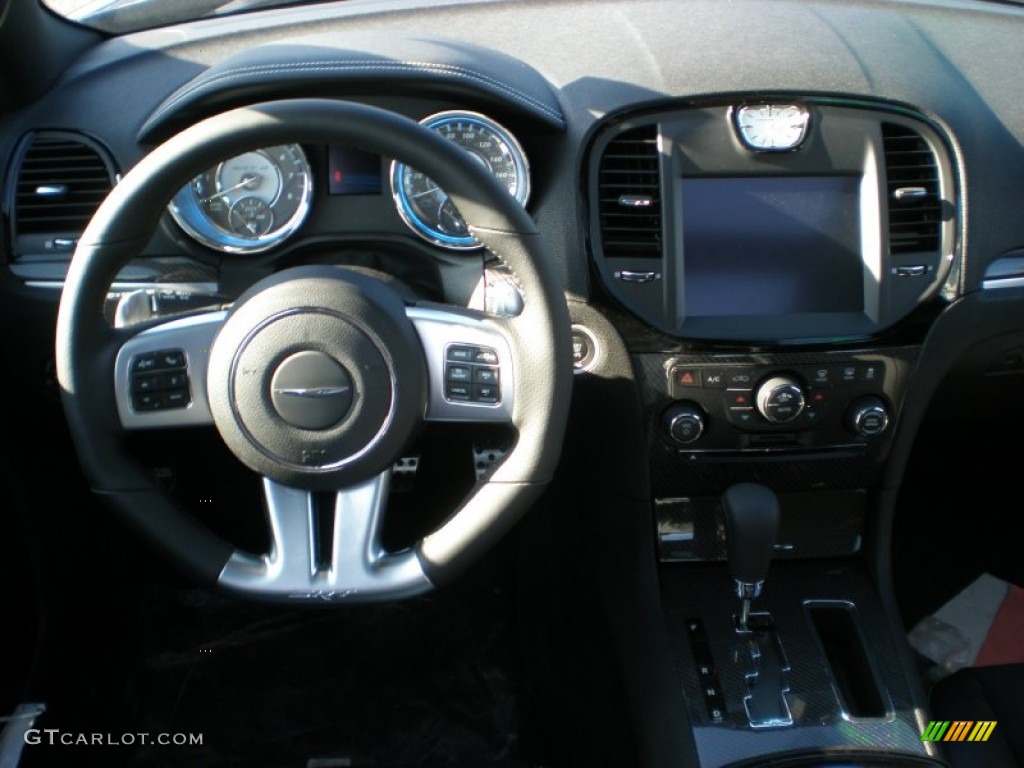 2012 Chrysler 300 SRT8 Black Dashboard Photo #57785641