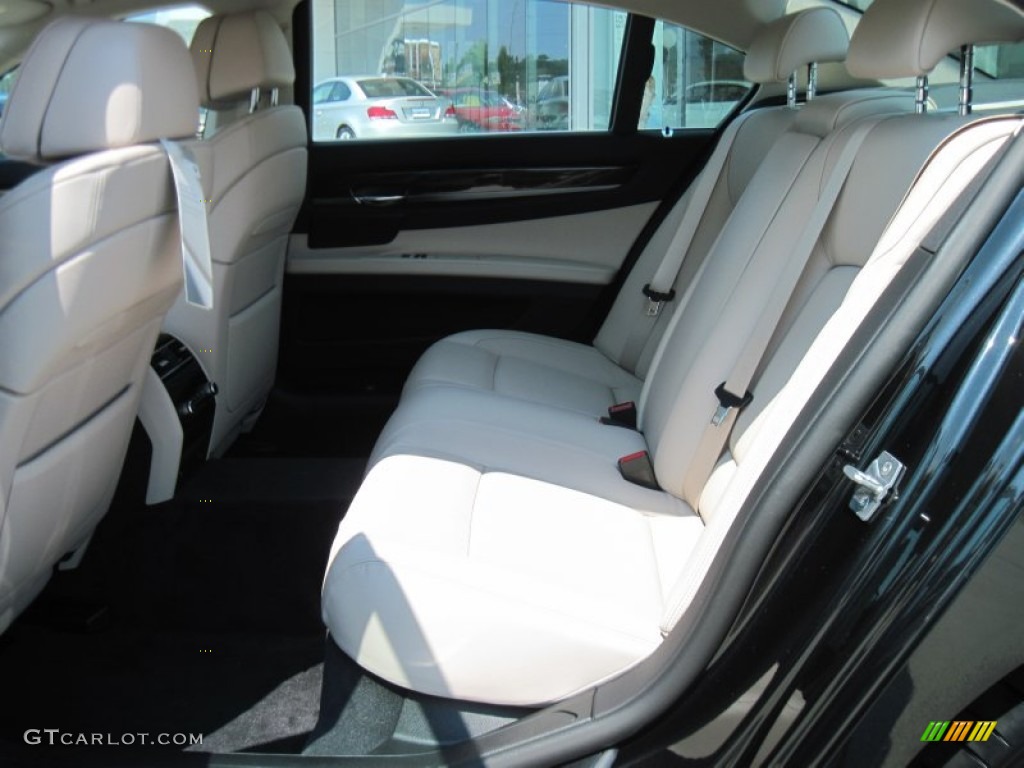 2011 7 Series 740Li Sedan - Jet Black / Oyster/Black photo #8