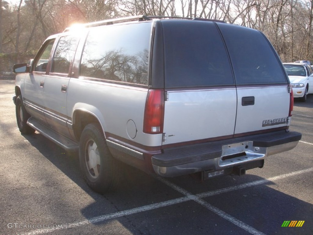 1997 Suburban K1500 LT 4x4 - Cherry Ice Metallic / Neutral photo #6