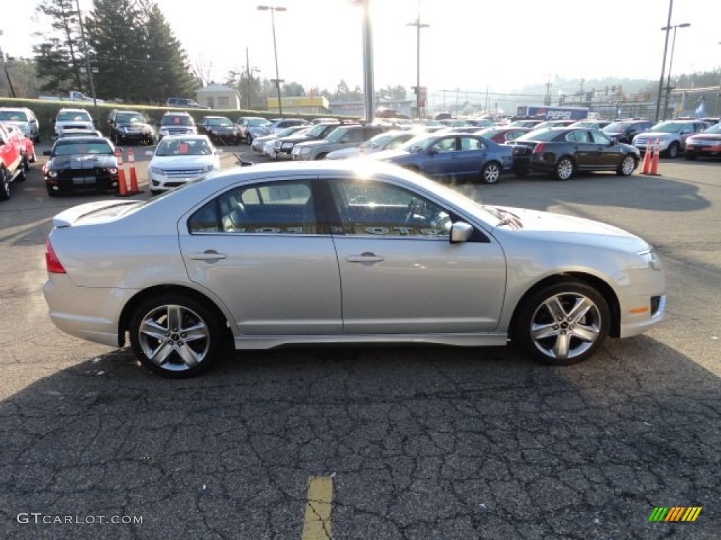 2010 Fusion Sport AWD - Brilliant Silver Metallic / Charcoal Black/Sport Black photo #5