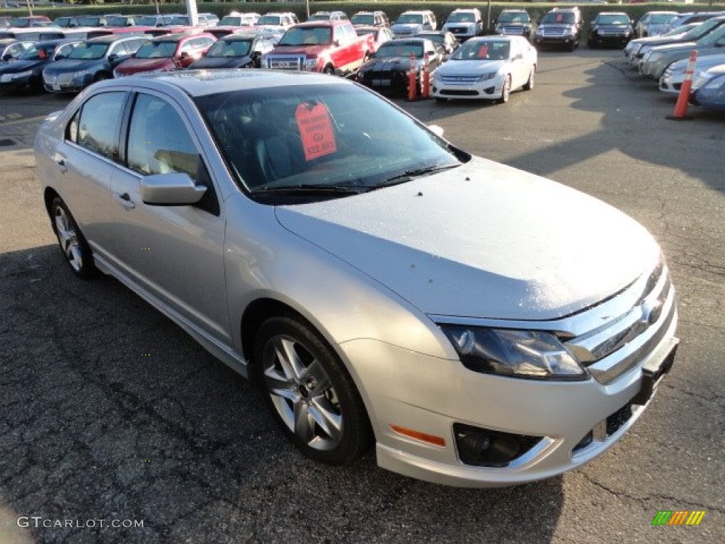 2010 Fusion Sport AWD - Brilliant Silver Metallic / Charcoal Black/Sport Black photo #6