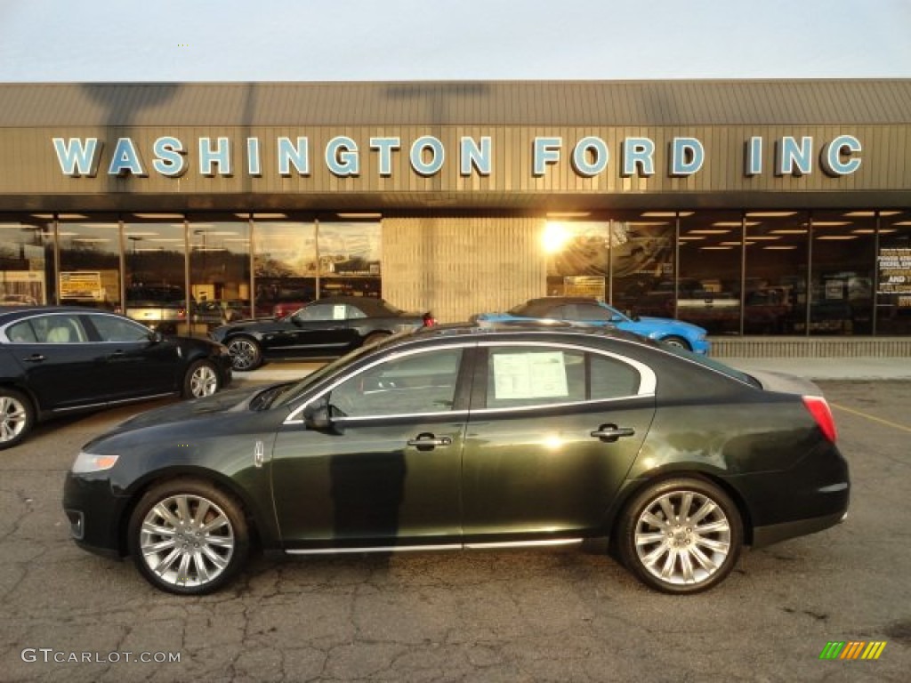 2010 Atlantis Green Metallic Lincoln Mks Ecoboost Awd