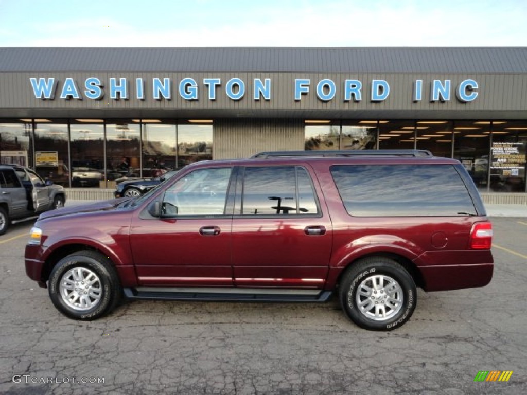 2011 Expedition EL XLT 4x4 - Royal Red Metallic / Camel photo #1