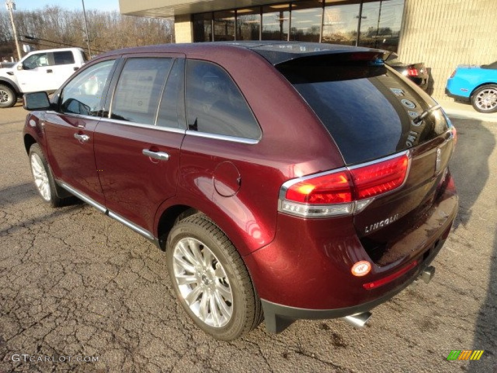 Bordeaux Reserve Red Metallic 2011 Lincoln MKX AWD Exterior Photo #57787292