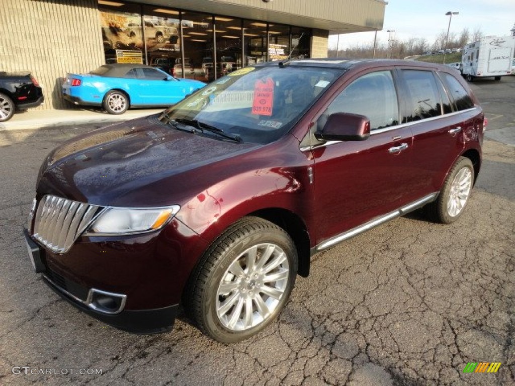 Bordeaux Reserve Red Metallic 2011 Lincoln MKX AWD Exterior Photo #57787310