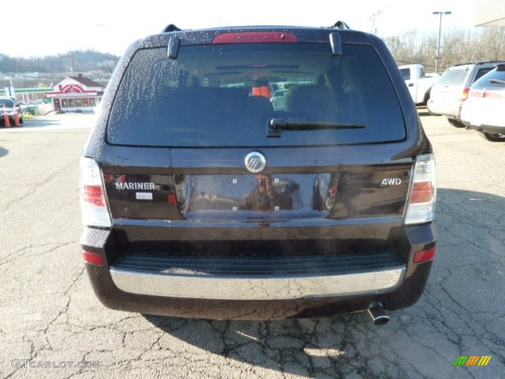 2009 Mariner VOGA Package 4WD - Black Cherry Ice Metallic / Cashmere Leather/Charcoal Black photo #3