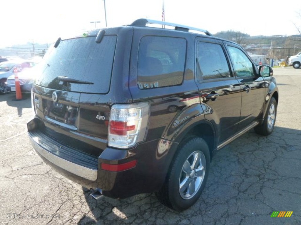 2009 Mariner VOGA Package 4WD - Black Cherry Ice Metallic / Cashmere Leather/Charcoal Black photo #4