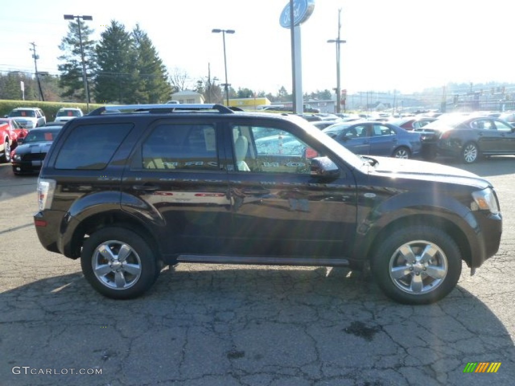 2009 Mariner VOGA Package 4WD - Black Cherry Ice Metallic / Cashmere Leather/Charcoal Black photo #5