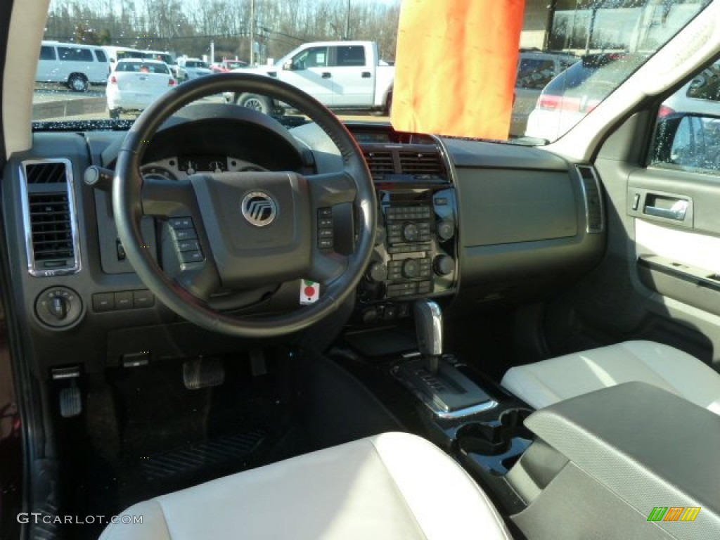 2009 Mariner VOGA Package 4WD - Black Cherry Ice Metallic / Cashmere Leather/Charcoal Black photo #12