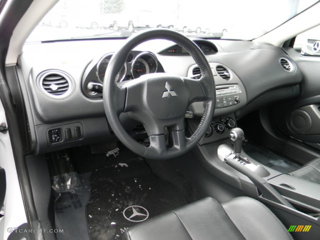 Dark Charcoal Interior 2008 Mitsubishi Eclipse SE Coupe Photo #57788480