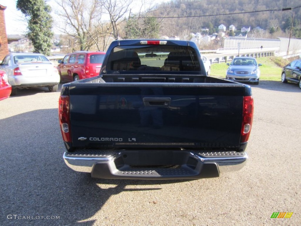2004 Colorado Z71 Crew Cab 4x4 - Indigo Blue Metallic / Sport Pewter photo #9