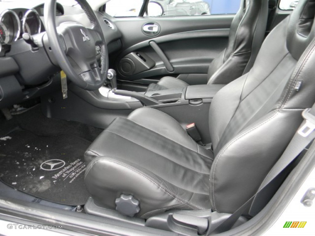 Dark Charcoal Interior 2008 Mitsubishi Eclipse SE Coupe Photo #57788495