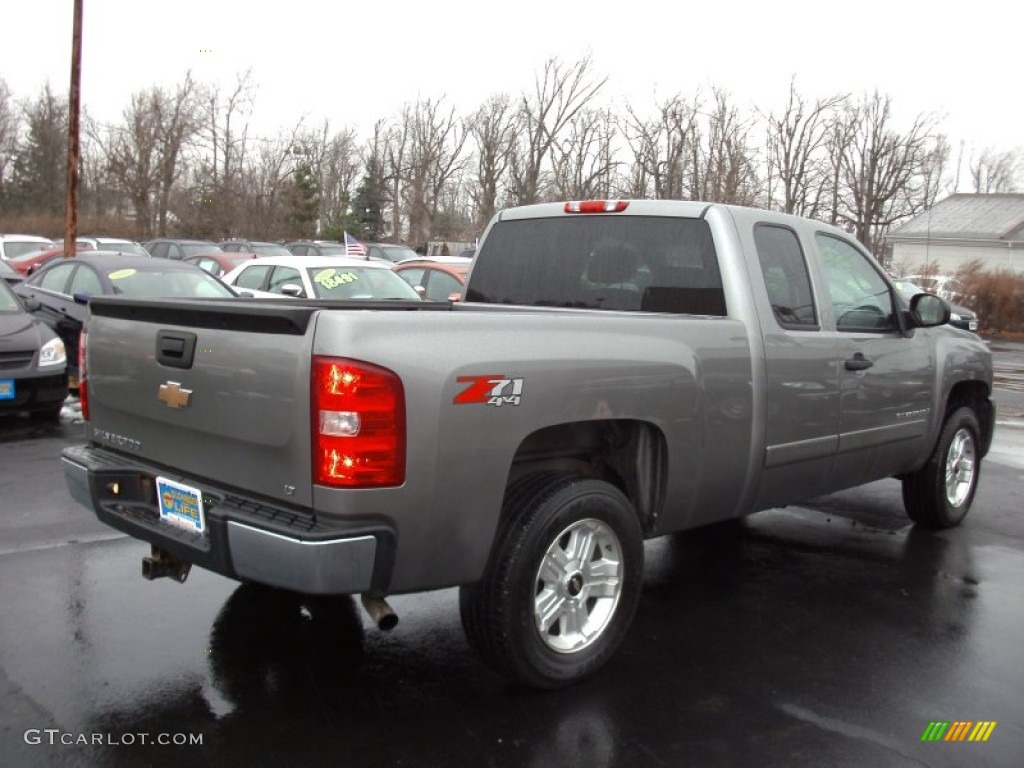 2008 Silverado 1500 Z71 Extended Cab 4x4 - Graystone Metallic / Ebony photo #12