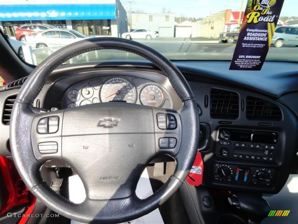 2004 Chevrolet Monte Carlo Dale Earnhardt Jr. Signature Series Ebony Black Steering Wheel Photo #57789878