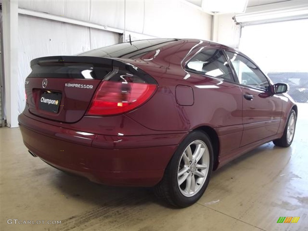 Bordeaux Red Metallic 2002 Mercedes-Benz C 230 Kompressor Coupe Exterior Photo #57790004