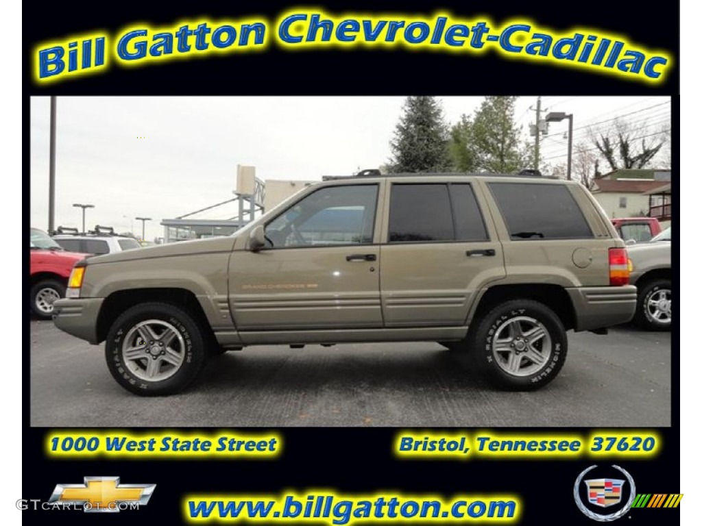 1996 Grand Cherokee Limited 4x4 - Charcoal Gold Satin / Agate photo #1