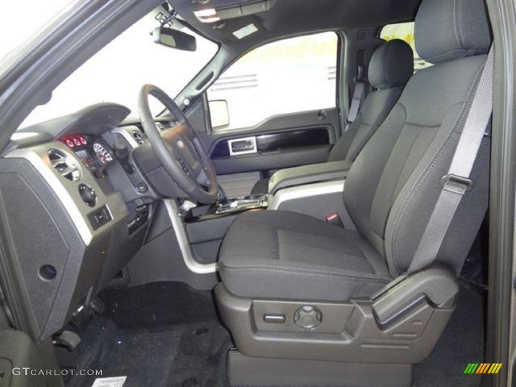 Black Interior 2012 Ford F150 FX2 SuperCrew Photo #57792362
