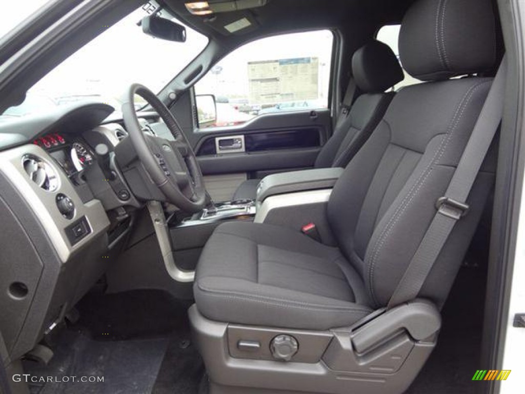 Black Interior 2012 Ford F150 FX2 SuperCrew Photo #57792602