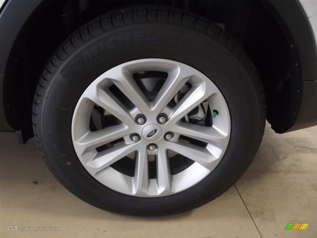 2012 Explorer XLT EcoBoost - White Platinum Tri-Coat / Medium Light Stone photo #7