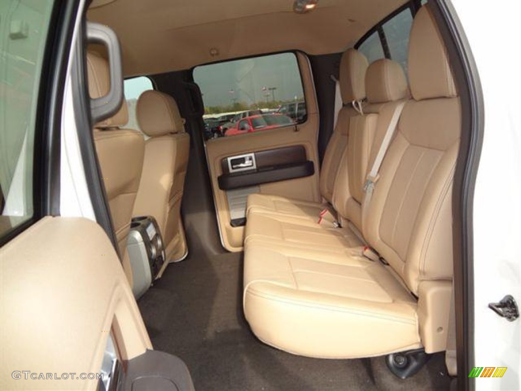 Pale Adobe Interior 2012 Ford F150 Lariat SuperCrew Photo #57794958