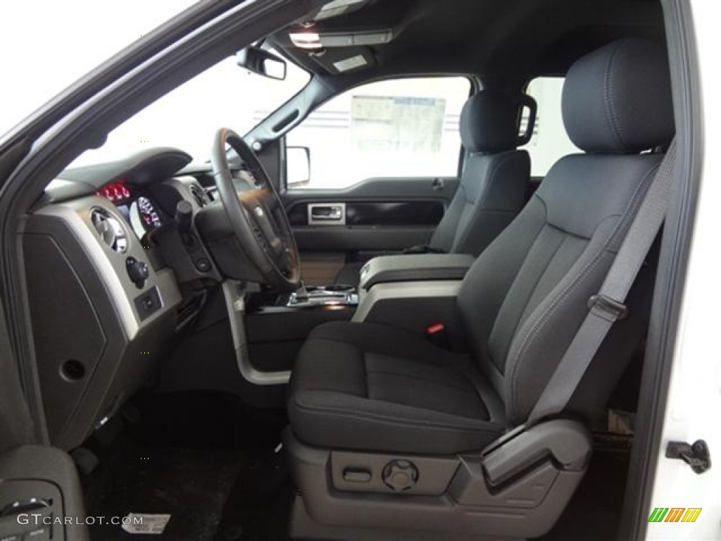 Black Interior 2012 Ford F150 FX2 SuperCrew Photo #57795161