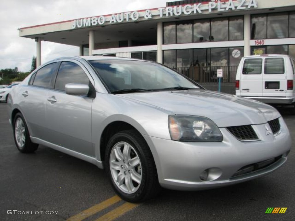 2006 Galant ES - Liquid Silver Metallic / Black photo #1