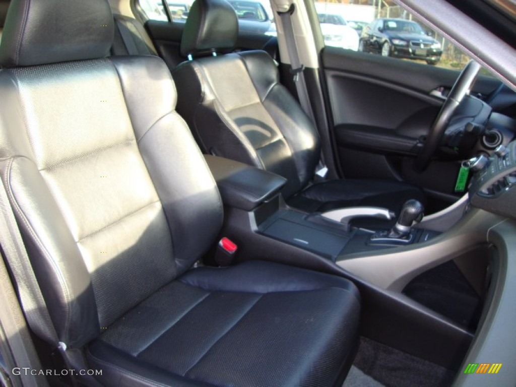 2009 TSX Sedan - Crystal Black Pearl / Ebony photo #8