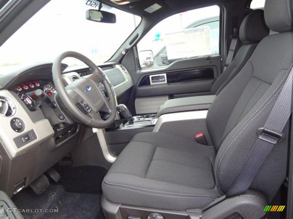 Black Interior 2012 Ford F150 FX2 SuperCrew Photo #57795386