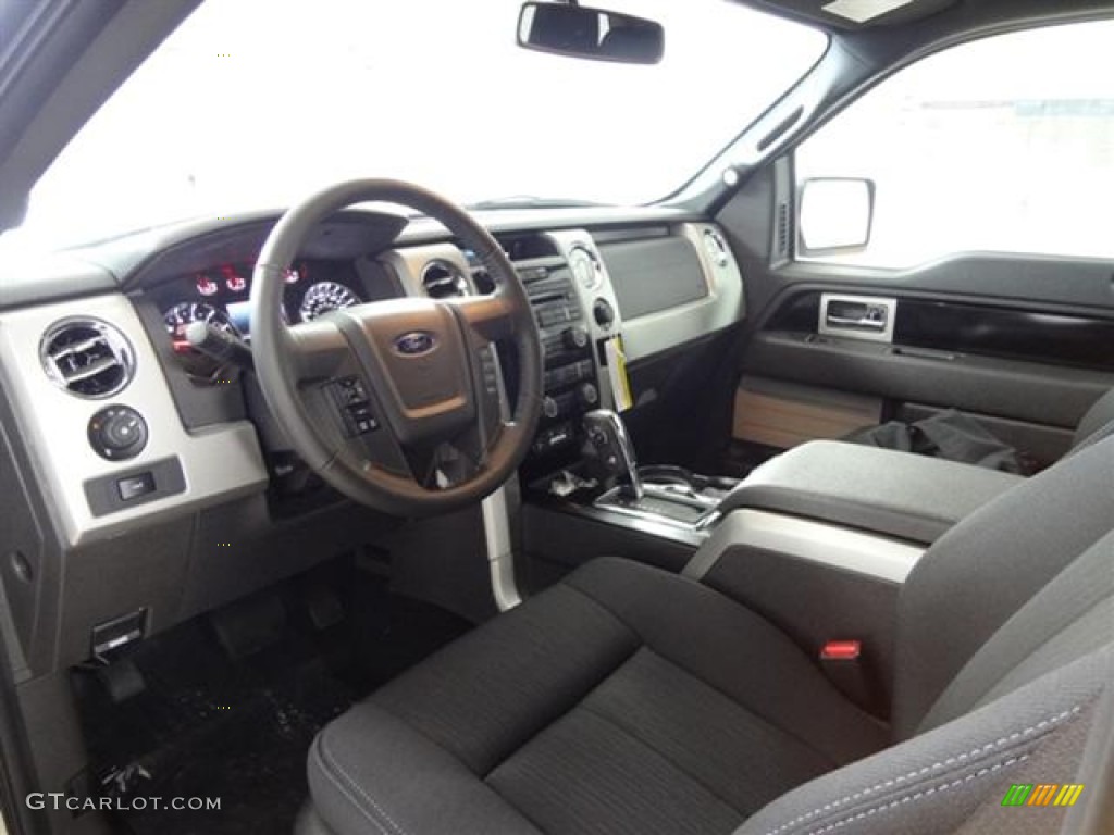 Black Interior 2012 Ford F150 FX2 SuperCrew Photo #57795629