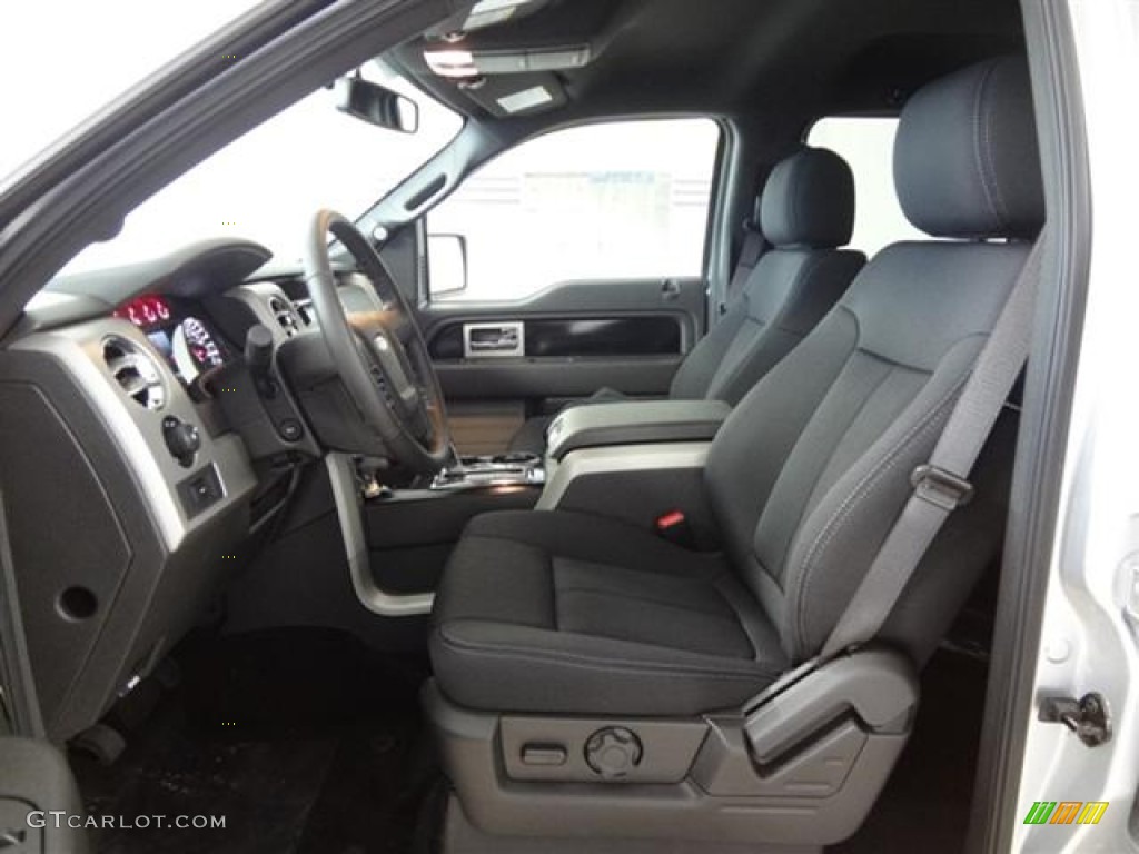 Black Interior 2012 Ford F150 FX2 SuperCrew Photo #57795638