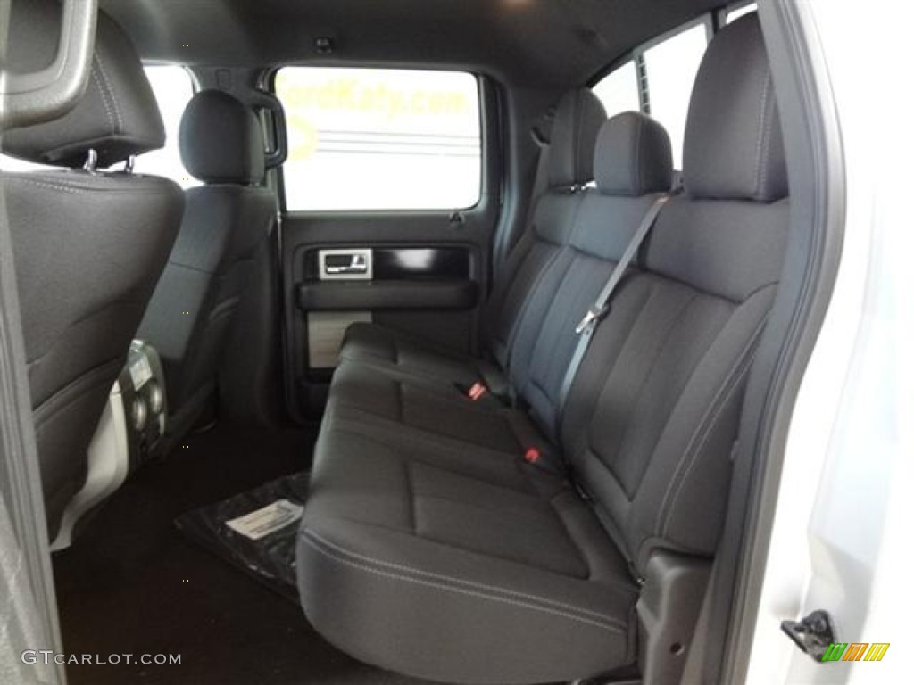 Black Interior 2012 Ford F150 FX2 SuperCrew Photo #57795649