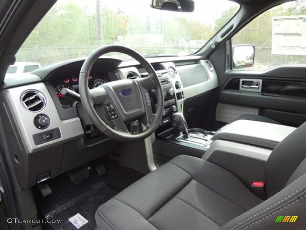 Black Interior 2012 Ford F150 FX2 SuperCrew Photo #57795863