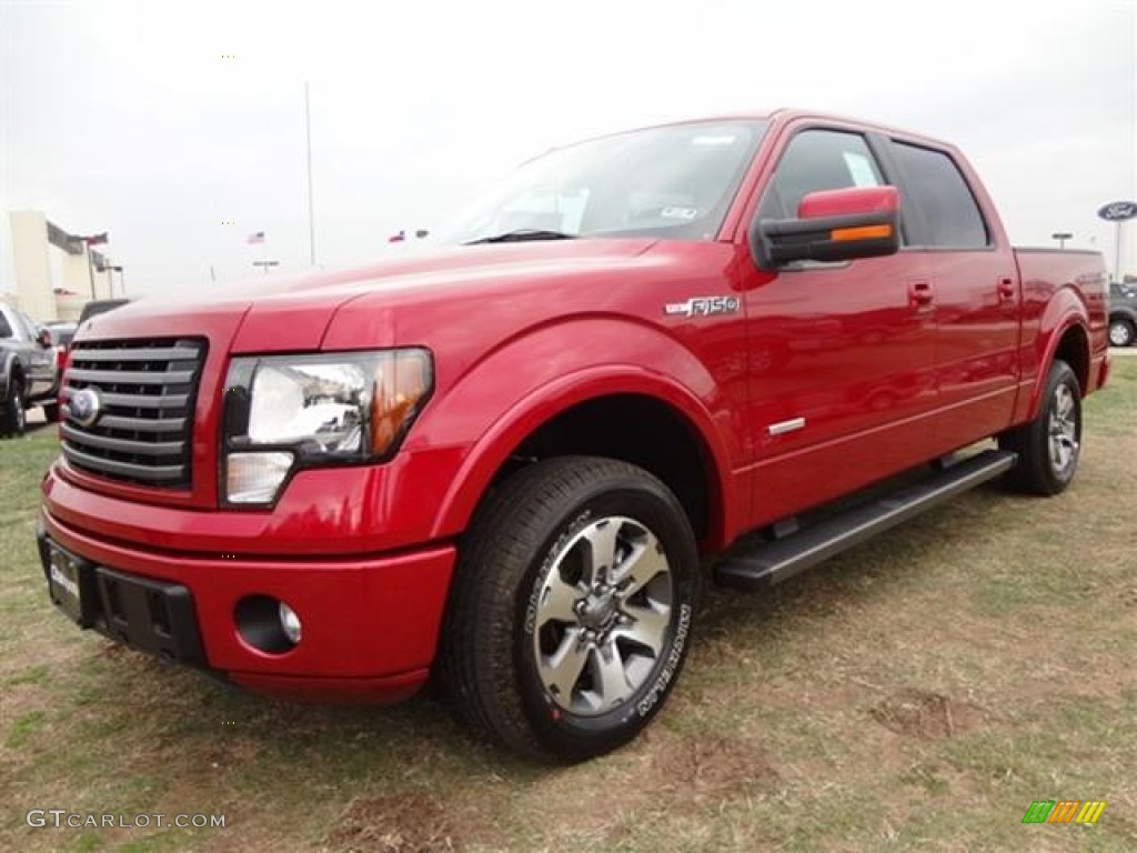 Red Candy Metallic 2012 Ford F150 FX2 SuperCrew Exterior Photo #57795947