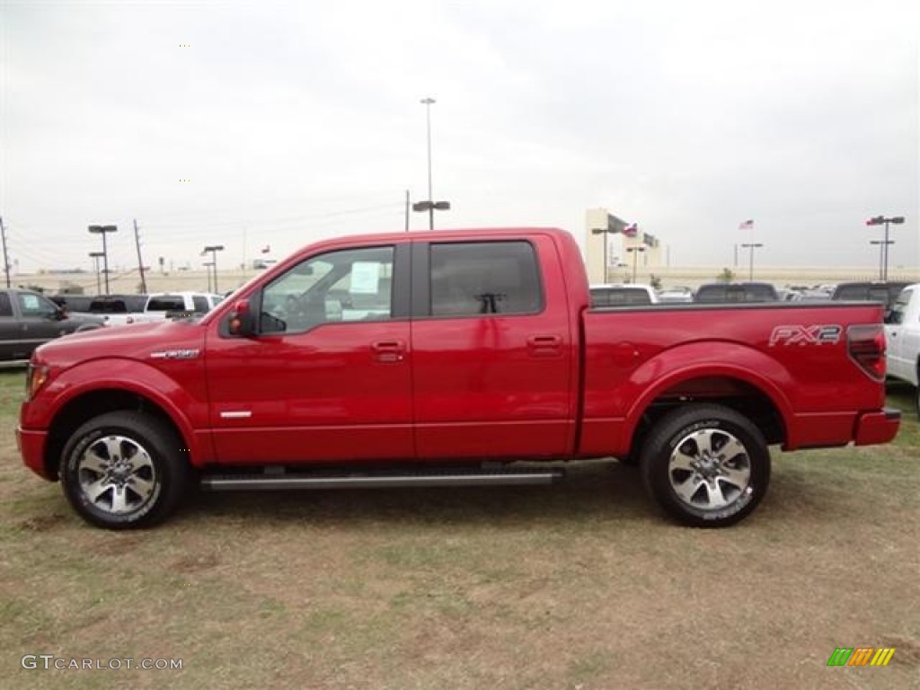 Red Candy Metallic 2012 Ford F150 FX2 SuperCrew Exterior Photo #57795950