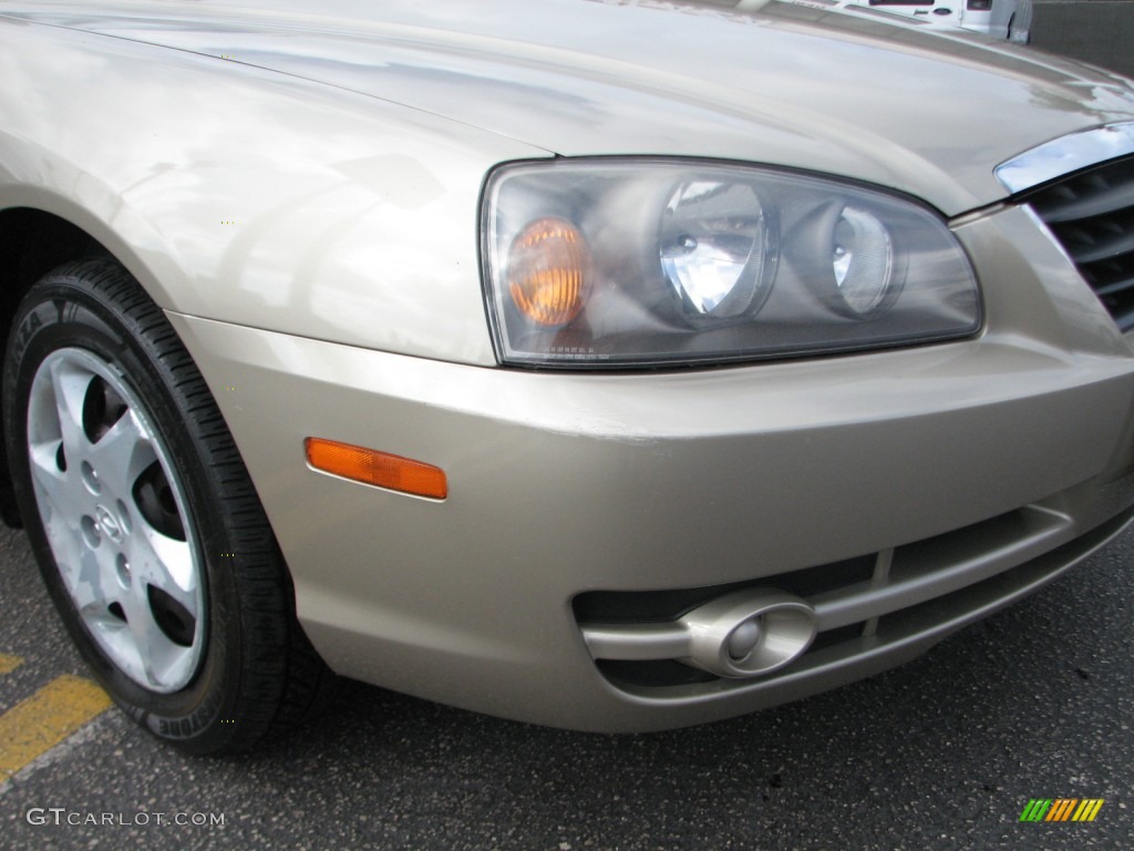 2006 Elantra GLS Sedan - Champagne Beige / Gray photo #2