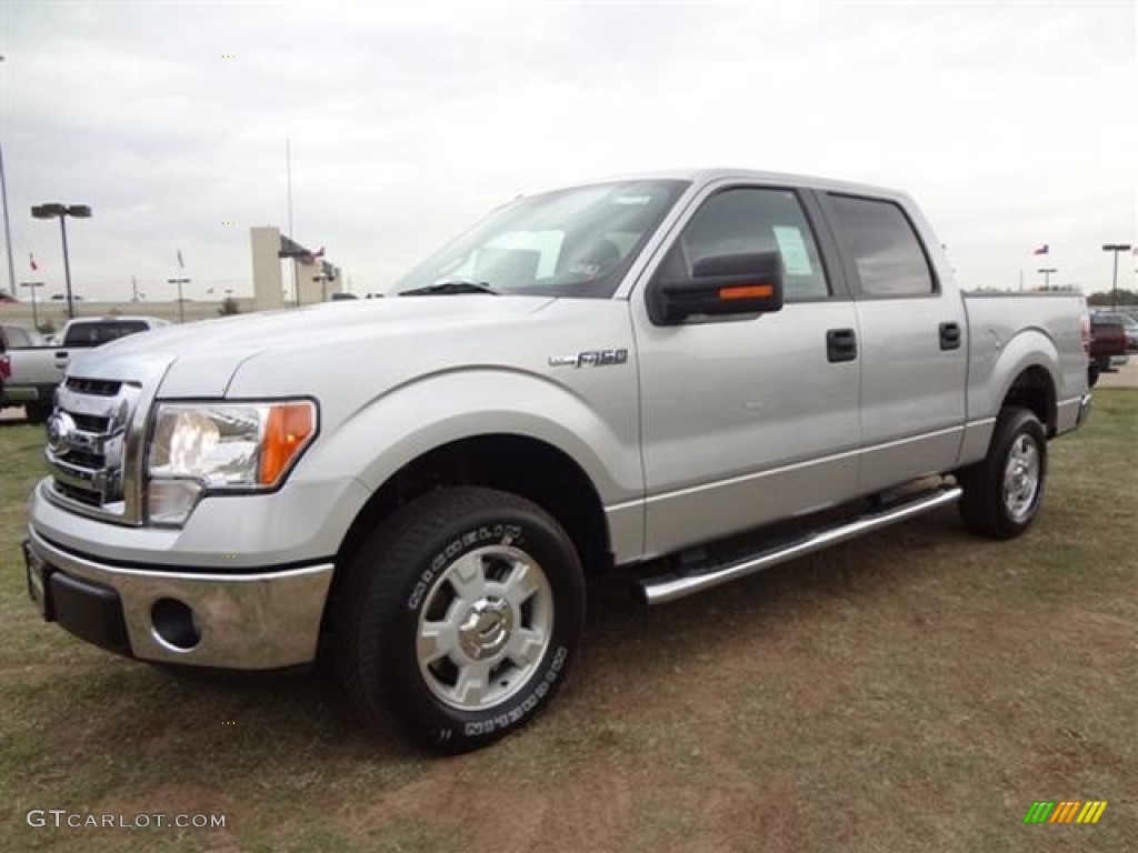 Ingot Silver Metallic 2012 Ford F150 XLT SuperCrew Exterior Photo #57796374