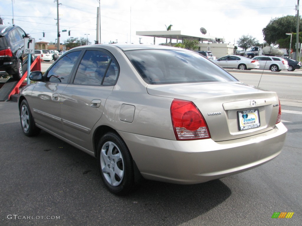 2006 Elantra GLS Sedan - Champagne Beige / Gray photo #7
