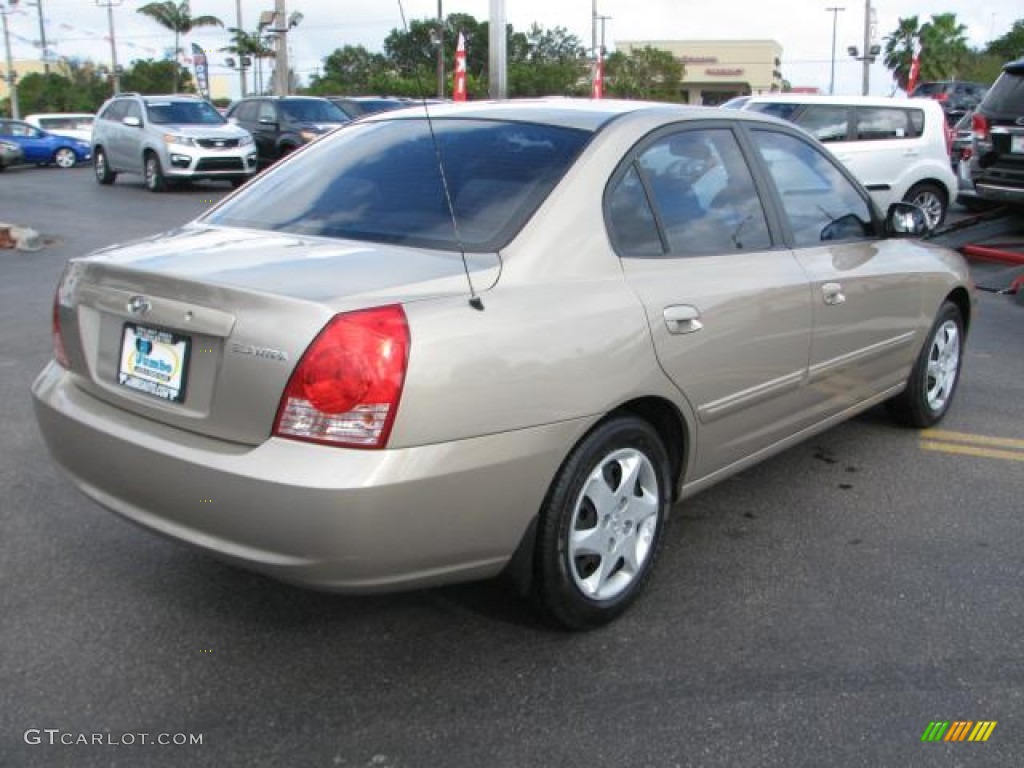 2006 Elantra GLS Sedan - Champagne Beige / Gray photo #9