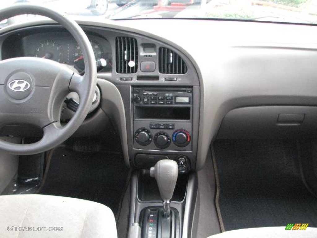 2006 Elantra GLS Sedan - Champagne Beige / Gray photo #14
