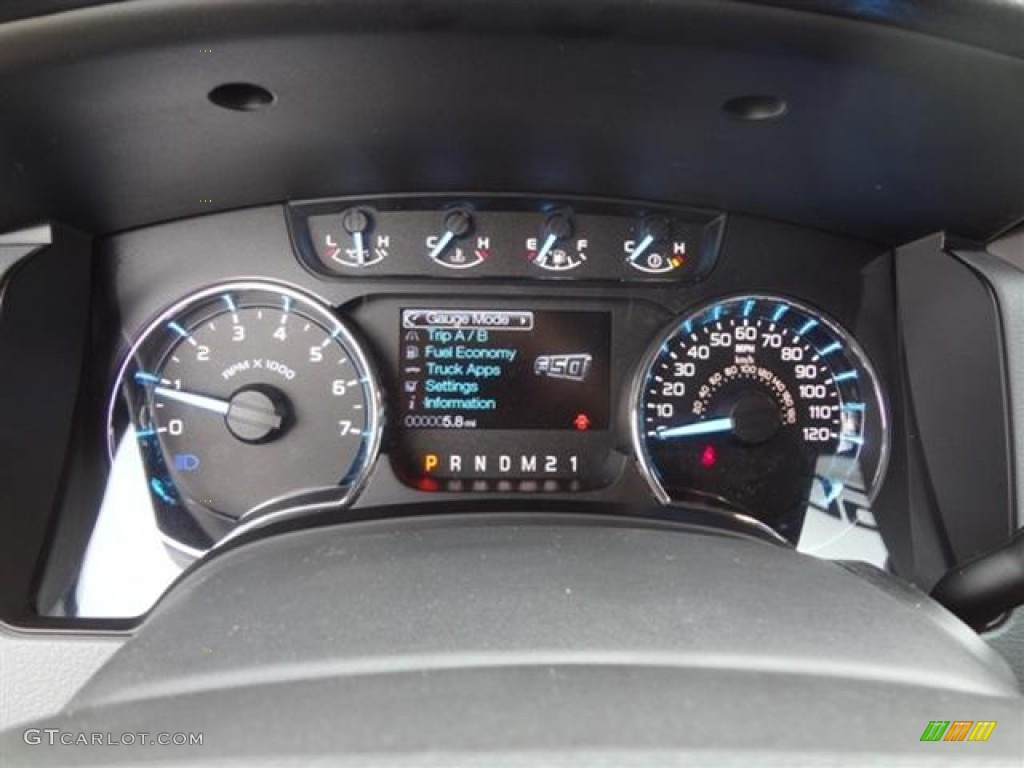 2012 Ford F150 XLT SuperCrew Gauges Photo #57796503