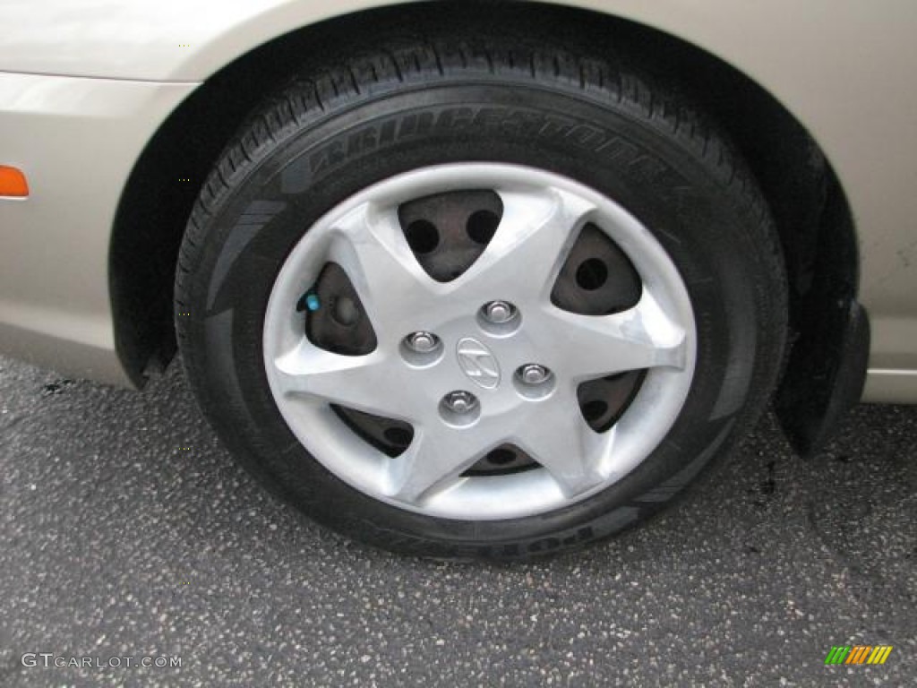 2006 Elantra GLS Sedan - Champagne Beige / Gray photo #21