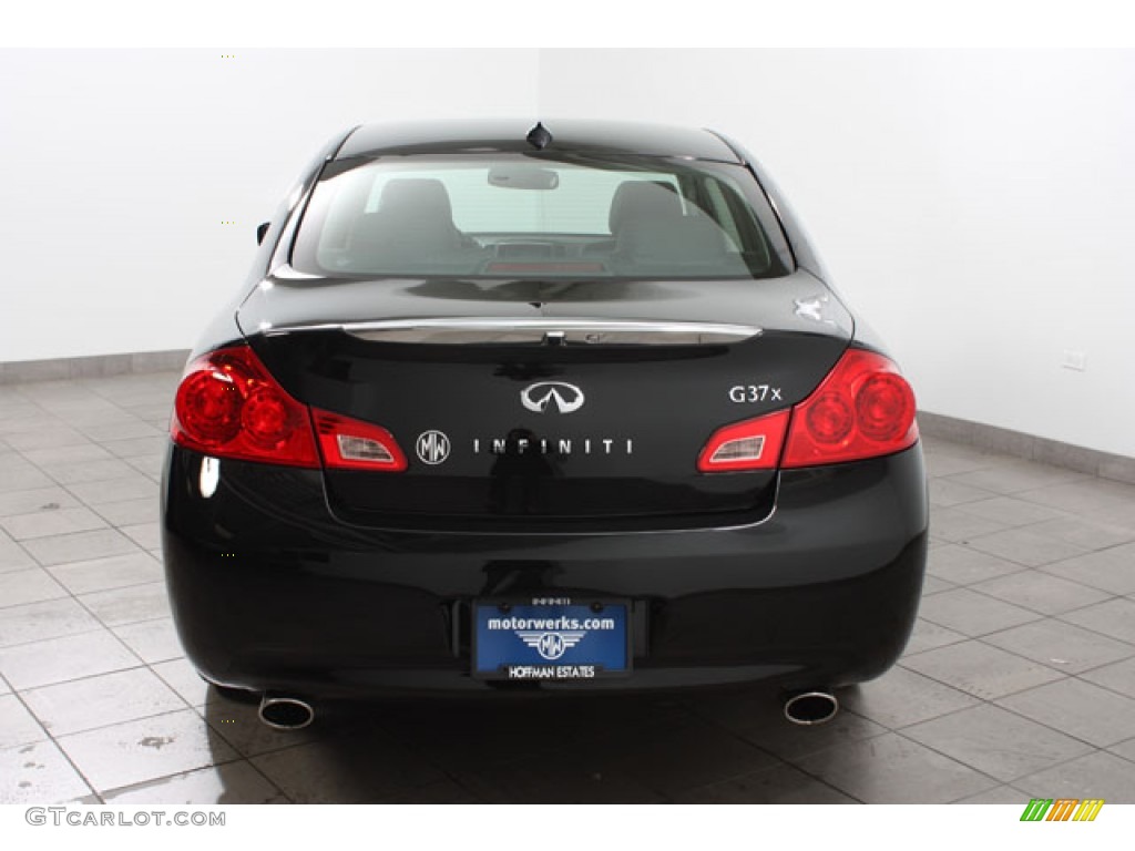 2009 G 37 x Sedan - Black Obsidian / Graphite photo #4