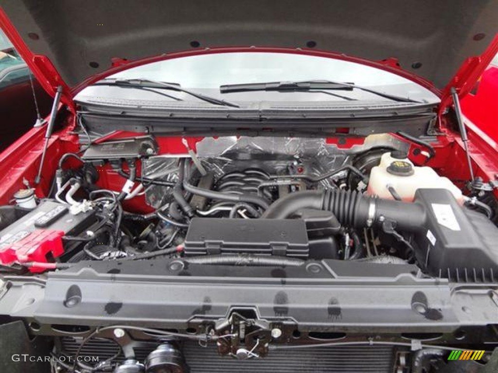 2012 Ford F150 XLT SuperCrew 5.0 Liter Flex-Fuel DOHC 32-Valve Ti-VCT V8 Engine Photo #57797780