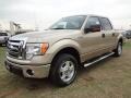 2012 Pale Adobe Metallic Ford F150 XLT SuperCrew  photo #3