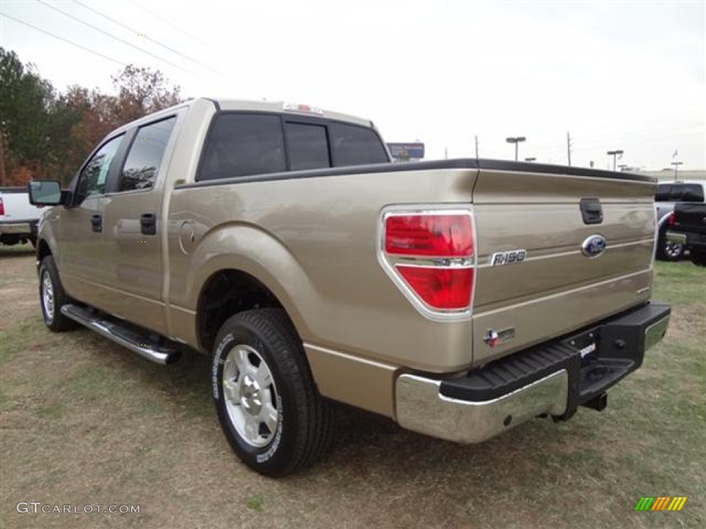 2012 F150 XLT SuperCrew - Pale Adobe Metallic / Pale Adobe photo #5