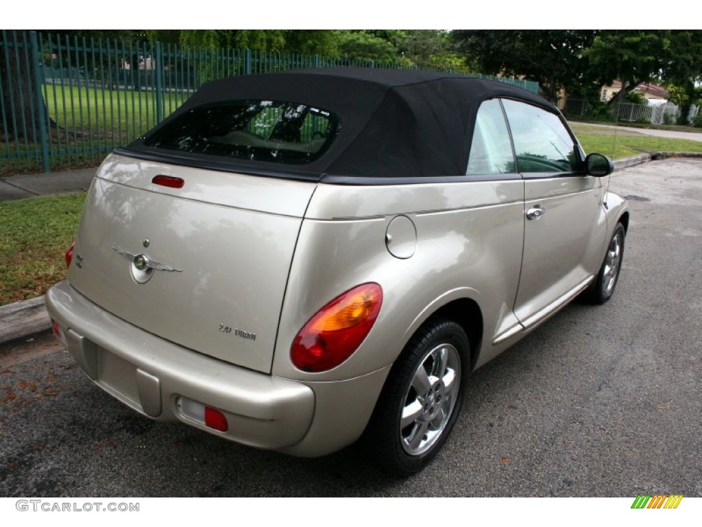 2005 PT Cruiser Touring Turbo Convertible - Linen Gold Metallic Pearl / Taupe/Pearl Beige photo #7