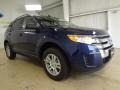 2012 Dark Blue Pearl Metallic Ford Edge SE  photo #3