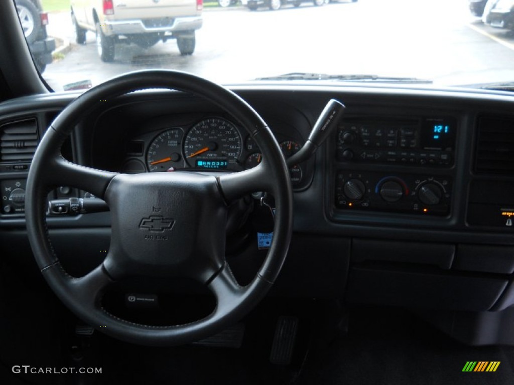 2001 Silverado 1500 LS Extended Cab - Dark Carmine Red Metallic / Graphite photo #4