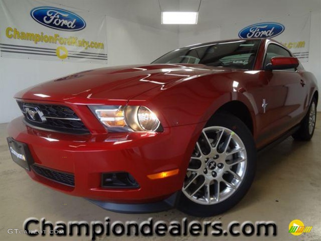 Red Candy Metallic Ford Mustang