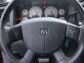 Medium Slate Gray 2006 Dodge Ram 1500 SRT-10 Quad Cab Steering Wheel